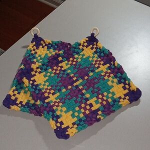 Potholder Set Handmade Large Size 8" x 8"